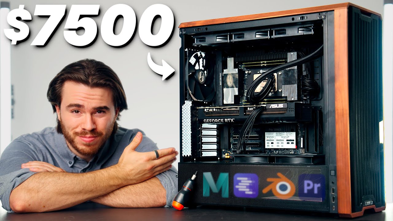 Руководство по сборке рабочей станции с искусственным интеллектом и 3D-технологиями за $7500!