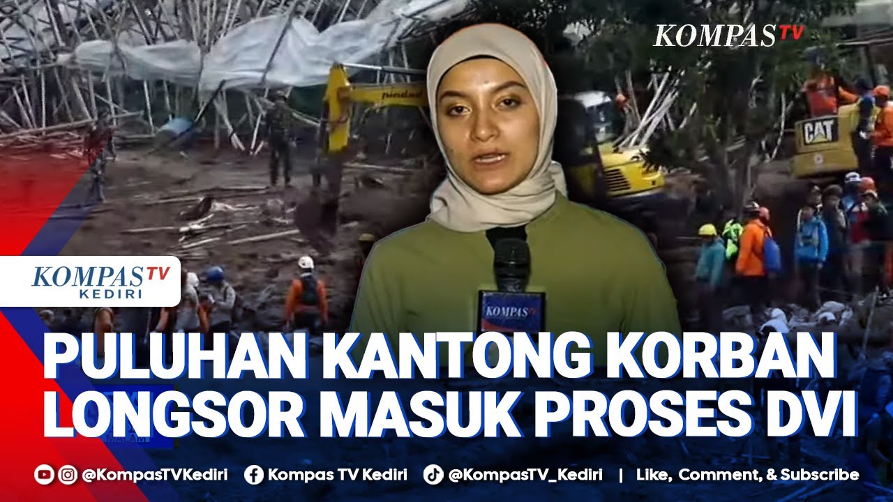 Update! 25 Kantong Korban Longsor Cisarua Bandung Barat Diserahkan ke Tim DVI