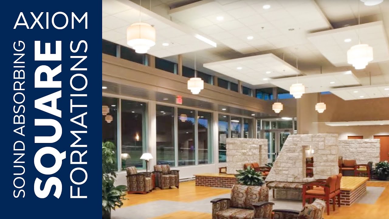 Install Sound Absorbing Clouds | Axiom Square Formations | Armstrong Ceiling Solutions
