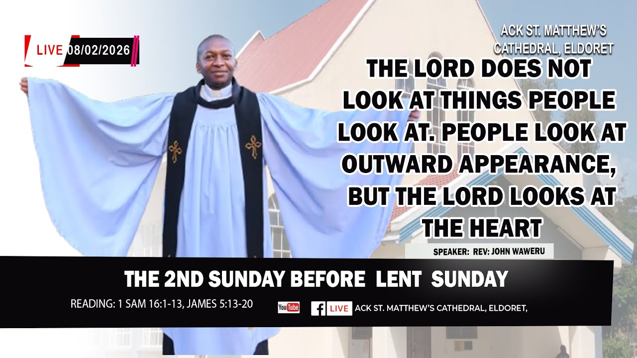 THE LORD DOES NOT LOOK AT THINGS PEOPLE LOOK AT.