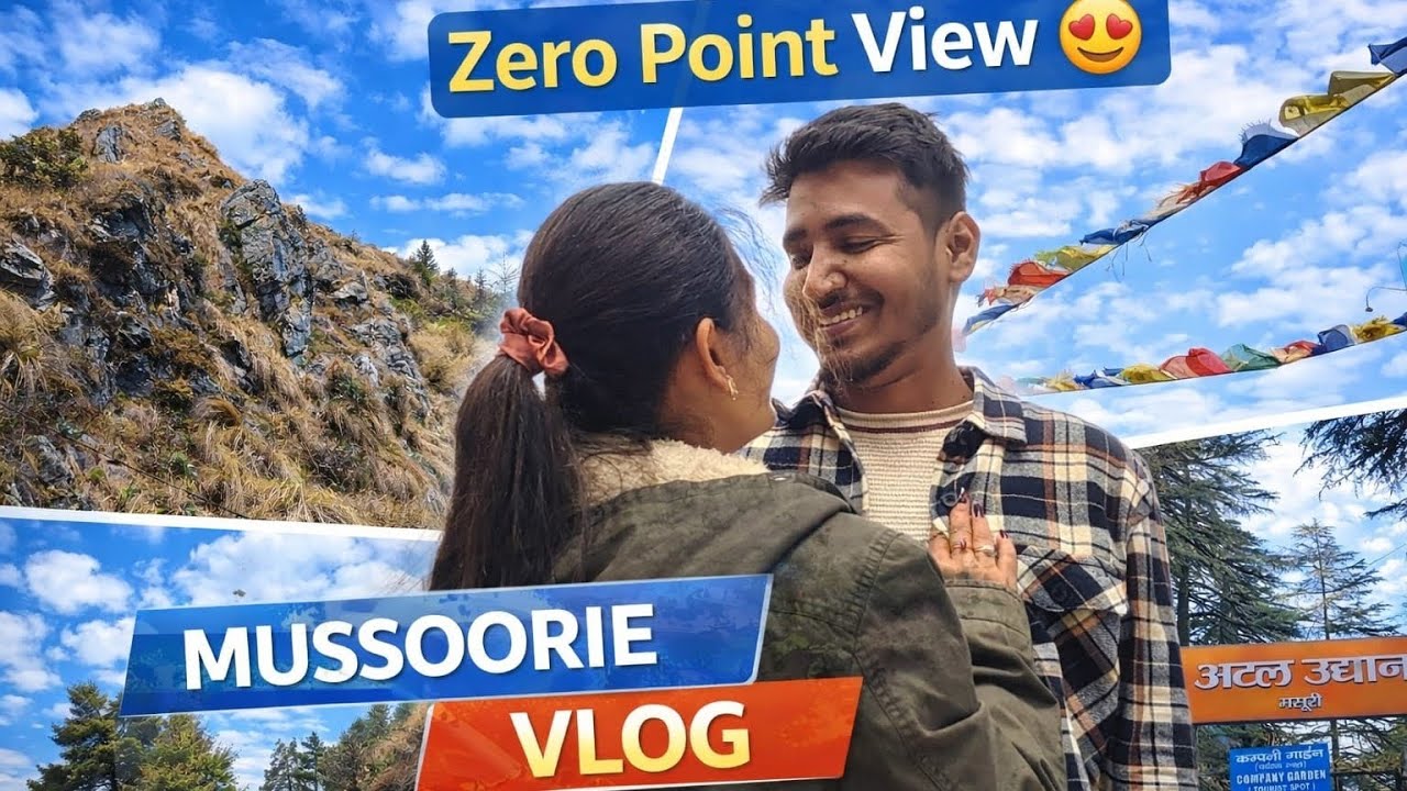 Mussoorie Vlog | Exploring Atal Udyan (Company Garden) & Zero Point View | Mussoorie Travel