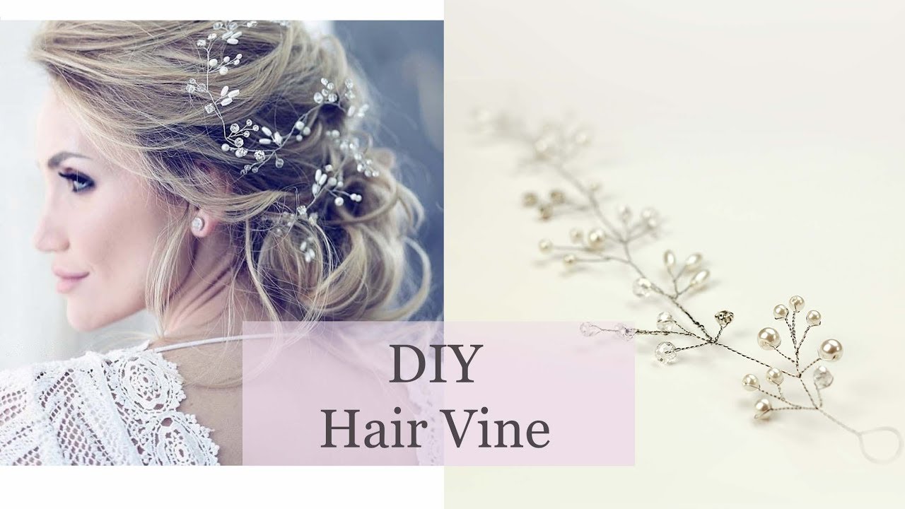 How To Make Hair Vine Bridal Accessory Headband Tiara Crown DIY Simple Tutorial