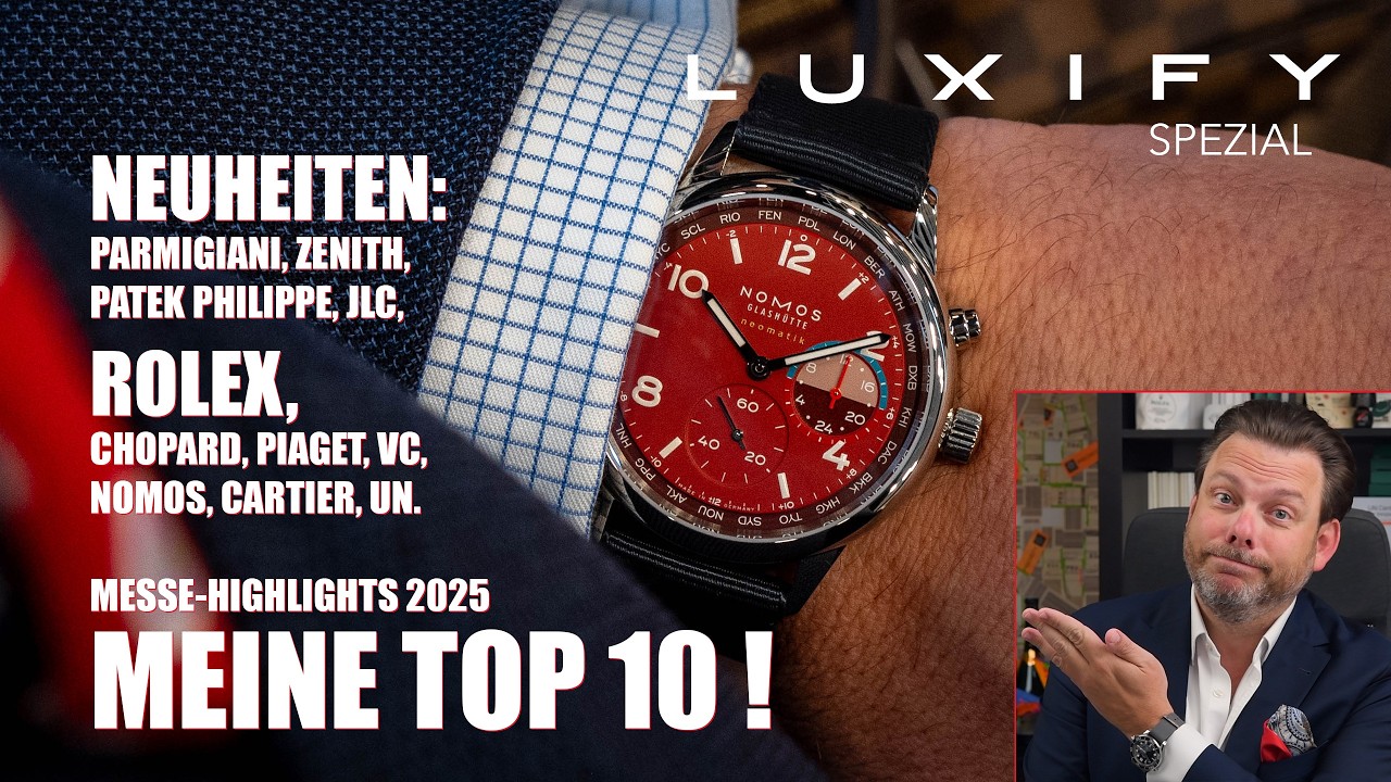 Rolex, Patek, Nomos! Meine persönliche Top 10 der Messeneuheiten 2025 mit Zenith, JLC, VC, PF, UN...