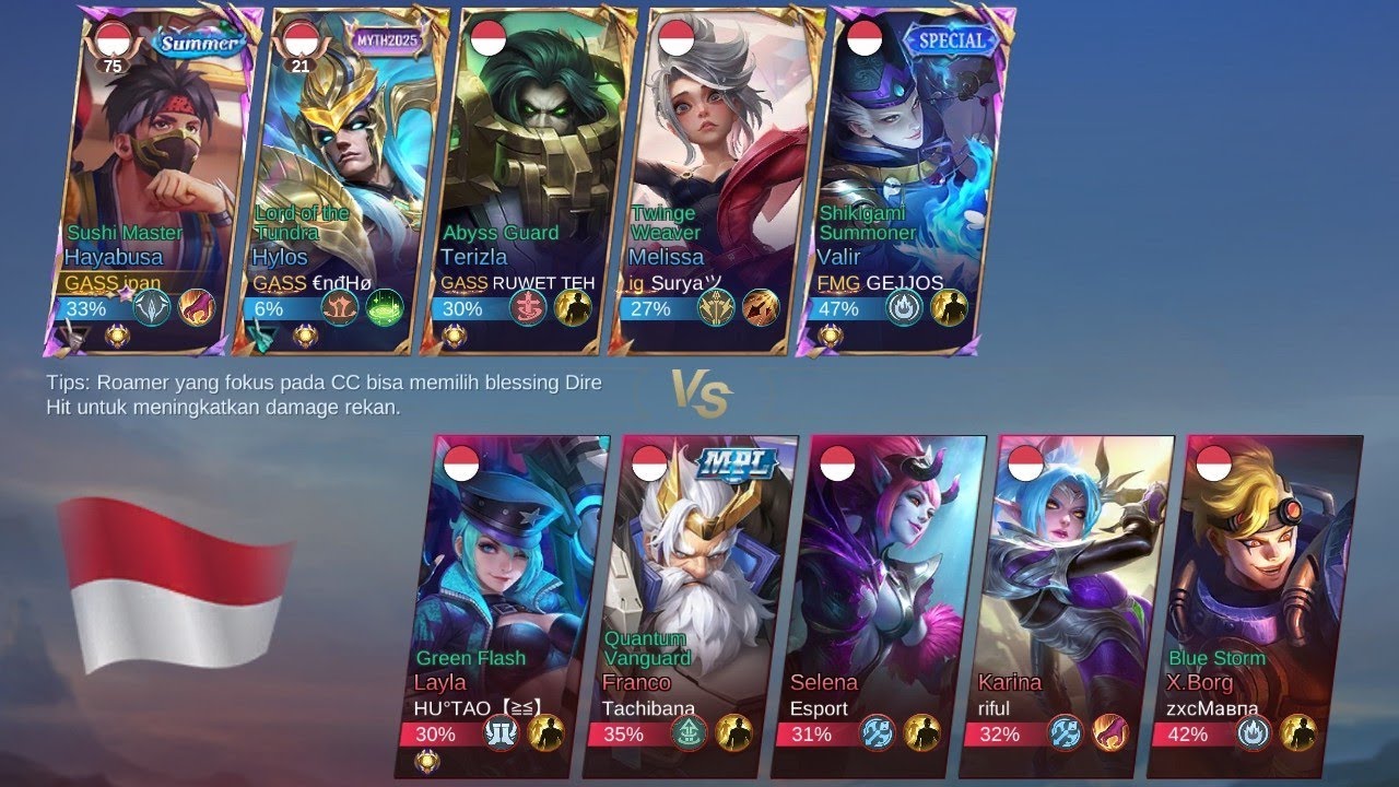 JUNGLER HOKI ||| HAYABUSA 🔥 #mobilelegends 