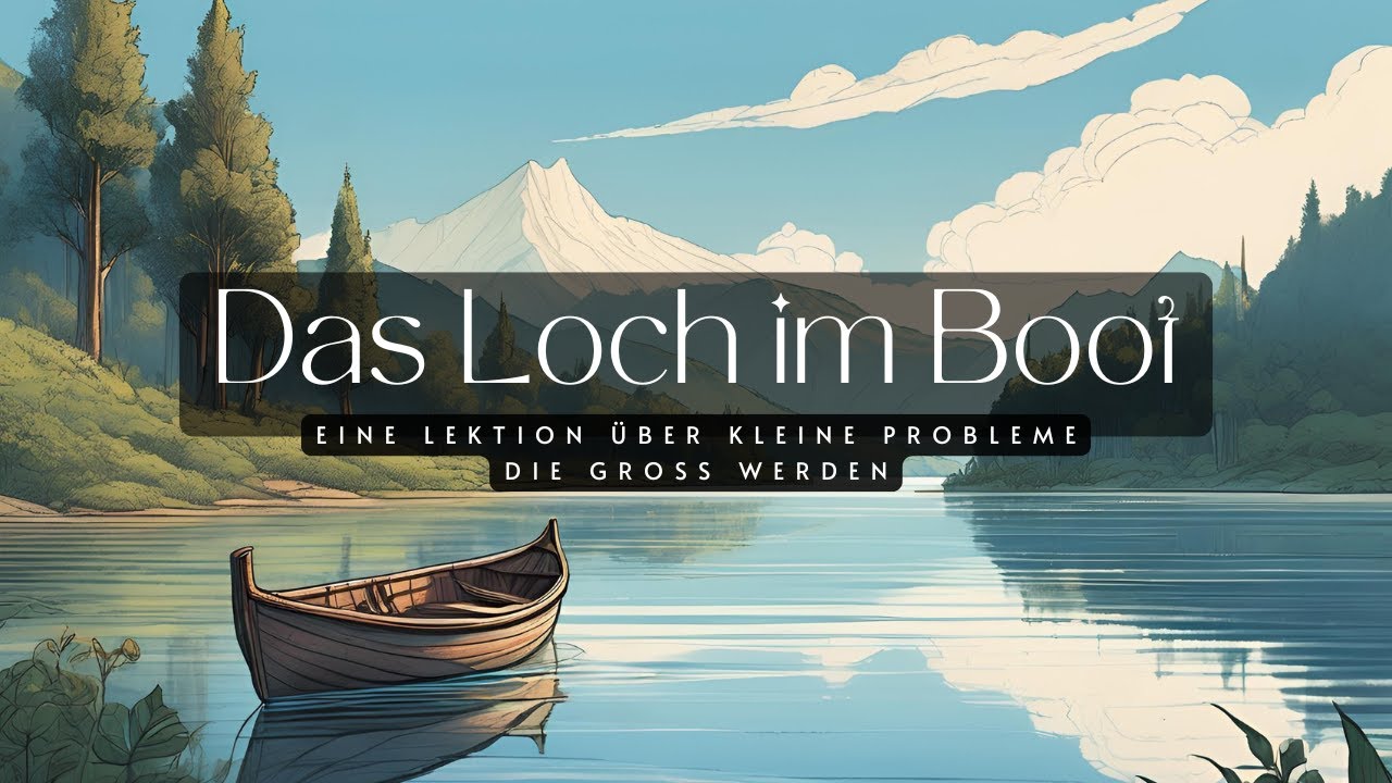 Das Loch im Boot – Eine Lektion über kleine Probleme, die groß werden | Kurzgeschichte