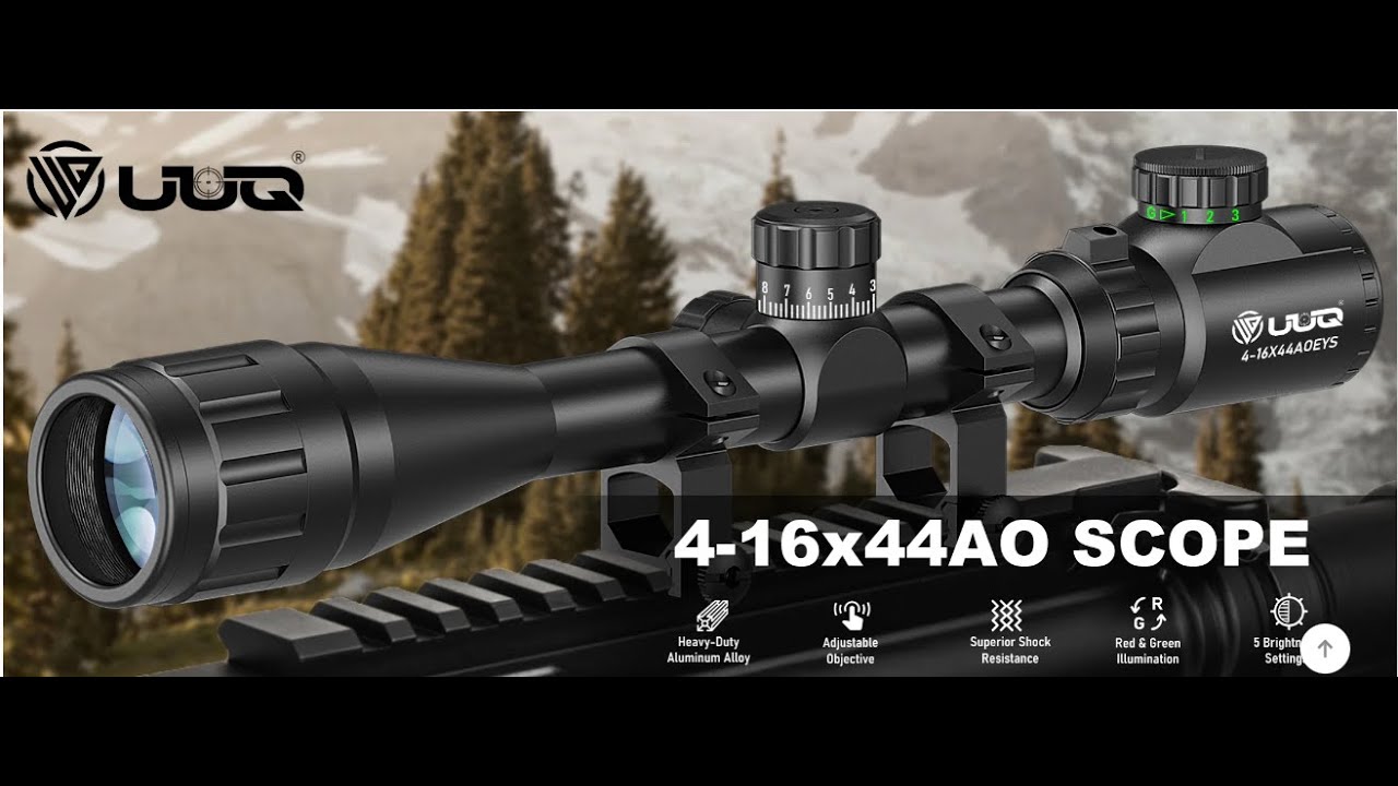 UUQ 4 16X44AO Первые снимки и видеосъемка через прицел