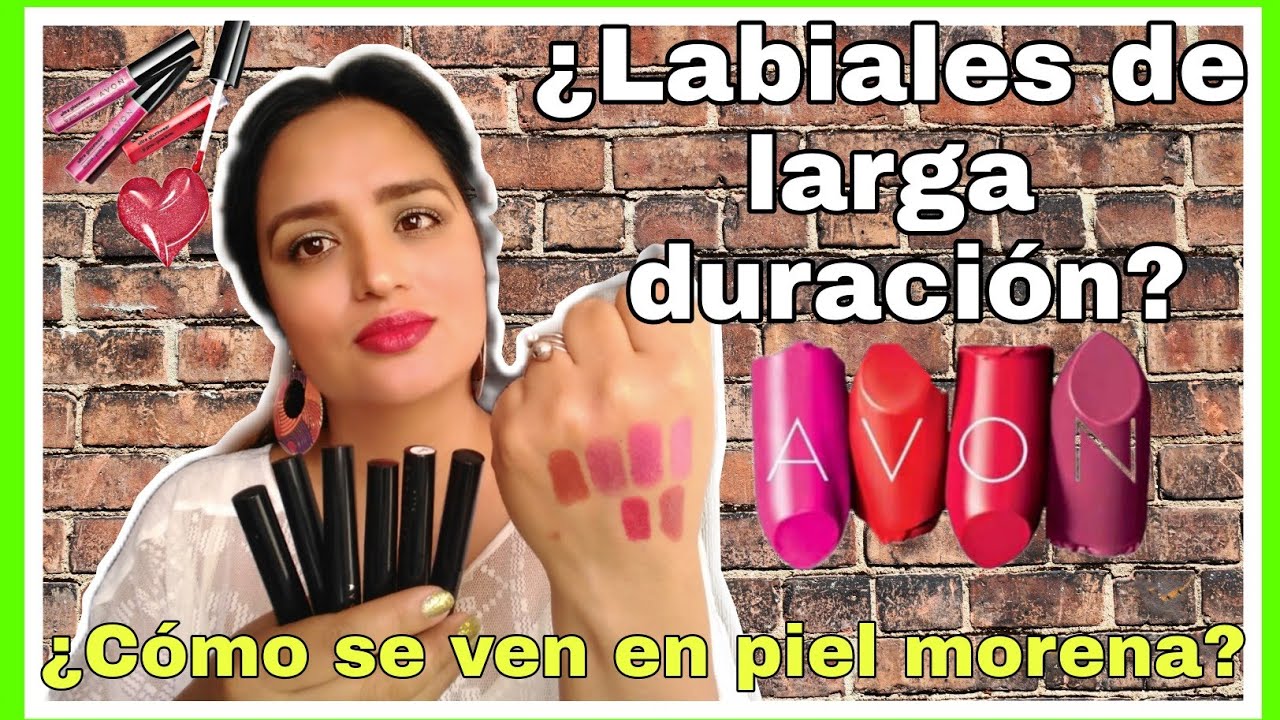 labiales Avon True Long Lasting &iquest;C&oacute;mo se ven en piel morena? #CorderitoMiriam