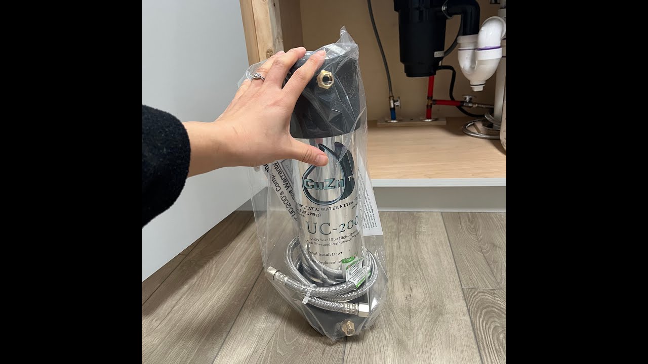 CuZn UC-200 Under Sink Water Filter Installation & Review