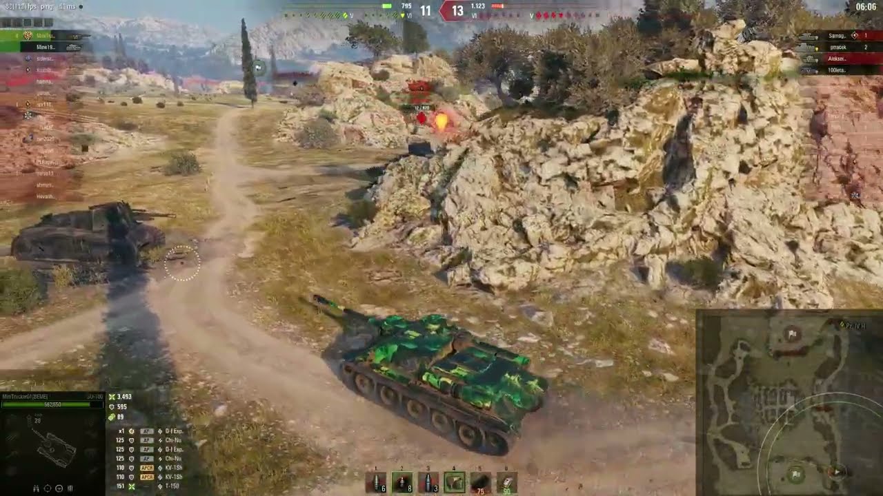 WOT - SU-100 12 KILLS 4.6K DAMAGE ACE TANKER - World of Tanks