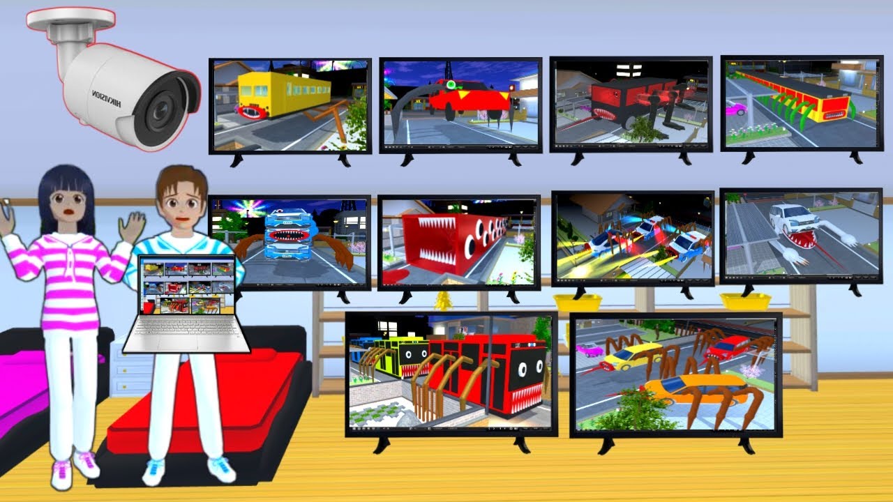 Kumpulan berbagai CAR EATER terekam CCTV #dramasakura #sakuraschoolsimulator #sss 