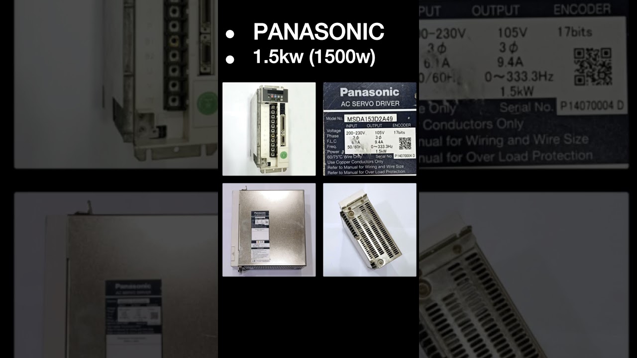 PANASONIC 1.5kw (1500w) | MSDA153D2A49 | AC Servo Driver | SD322 | Electronics Panga #servomotor