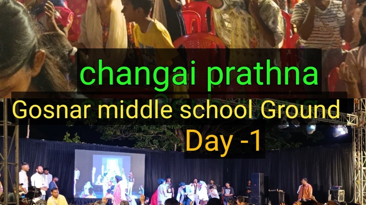 REVIVAL Fire 🔥 conference Ranchi ✝️[day _1]Gossner Middle school ||changai prathna Abhishek Rogers