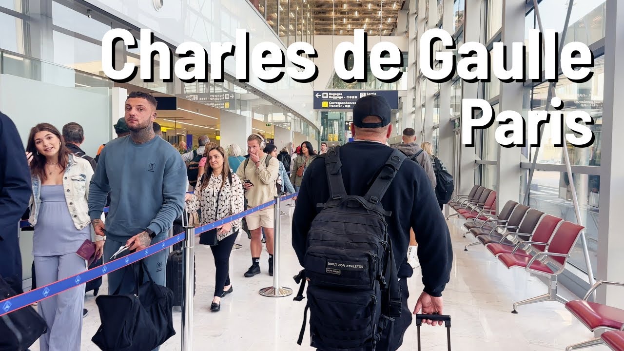 PARIS Charles de Gaulle Airport 🇫🇷 Immigration Customs Baggage Claim 2023