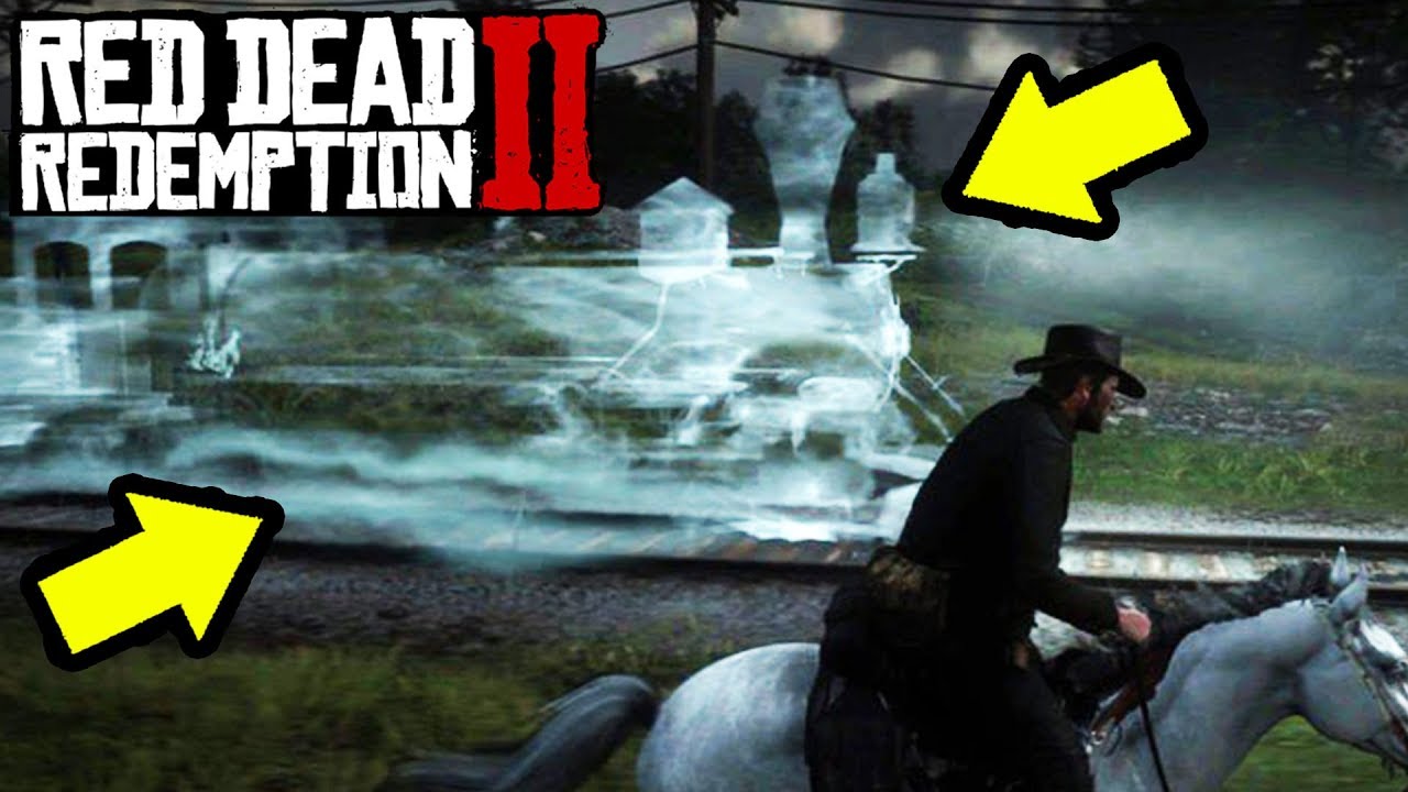 GHOST TRAIN FOUND in Red Dead Redemption 2! RDR2 Easter Eggs!