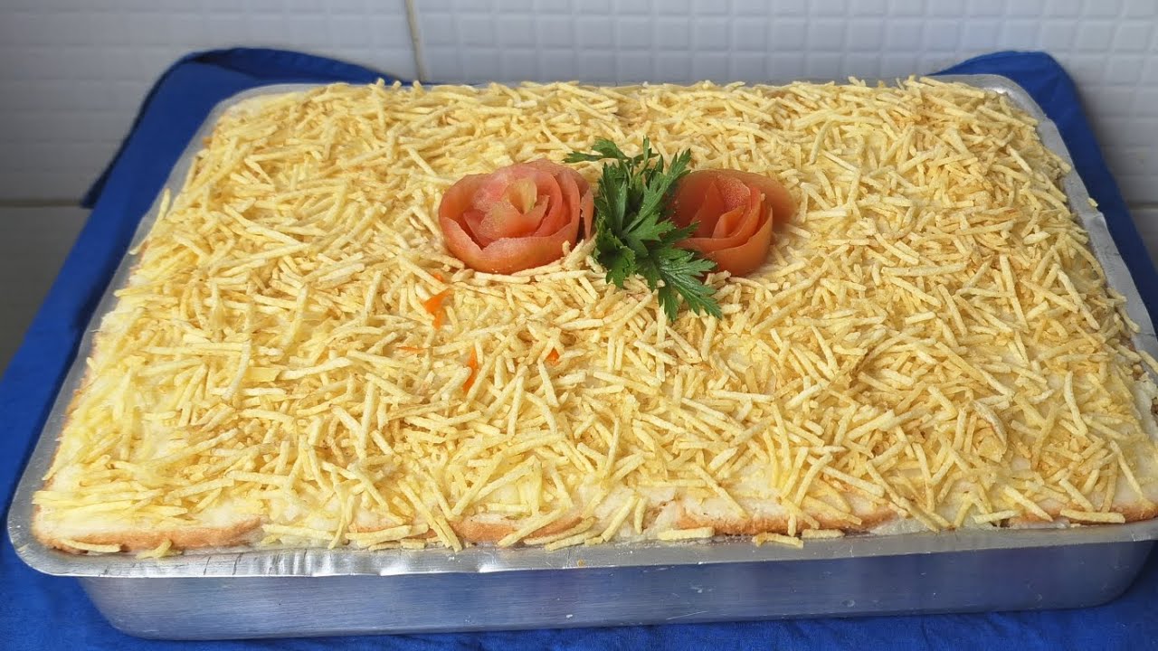 Como faz torta salgada de pão de forma com frango fácil e rápida. #tortasalgada #tortadefrango