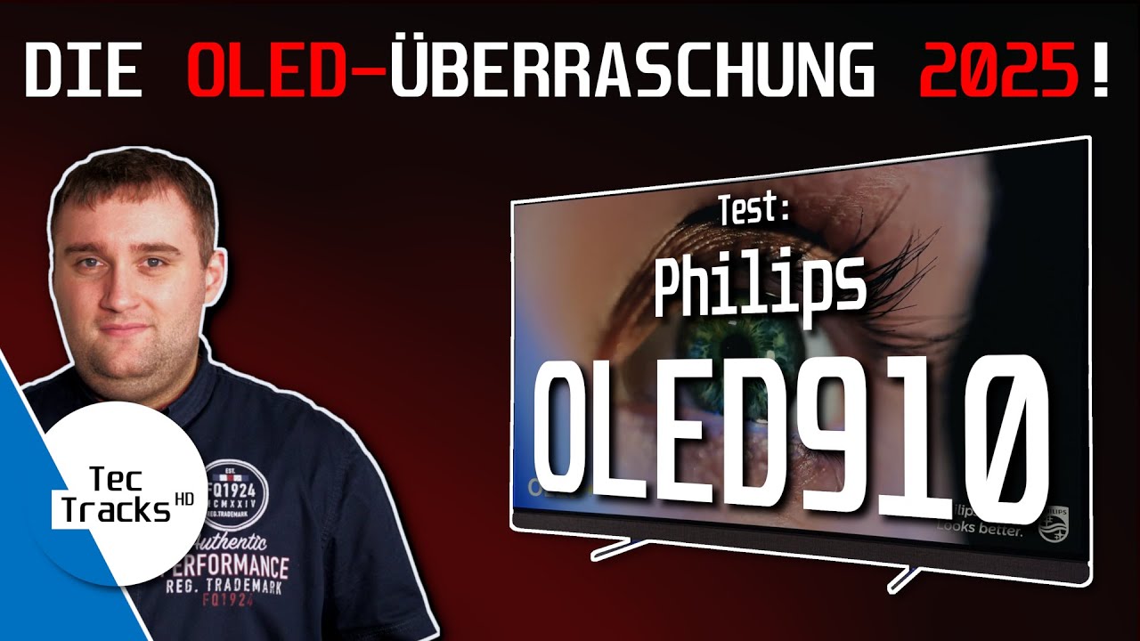 ‼️ DIE OLED-ÜBERRASCHUNG 2025! 😱 | Philips OLED910 OLED 4K-TV 2025 im TEST! | Vergleich mit LG G5!