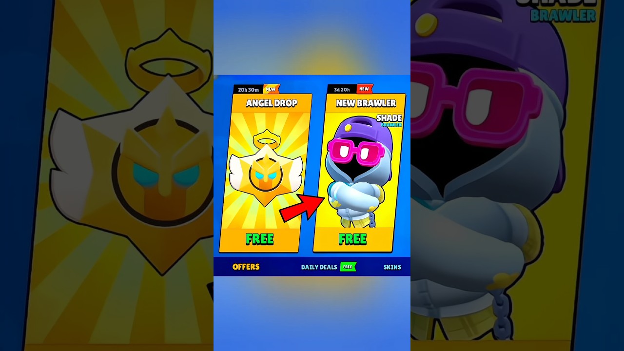 FREE SHADE ! 🎁 #brawlstars
