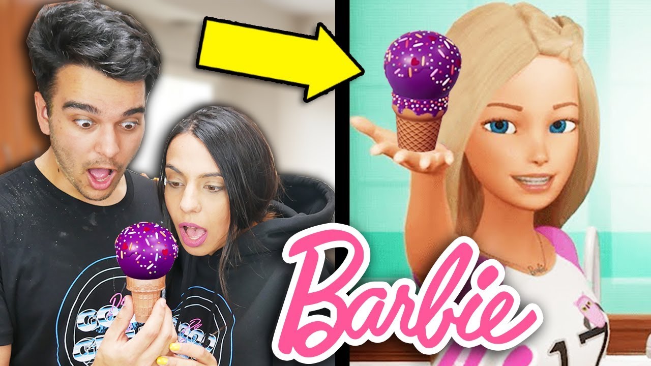 We Tried Following A Barbie Vlogs Cooking Tutorial. (DIY BARBIE CAKE POPS COOKING HACKS)
