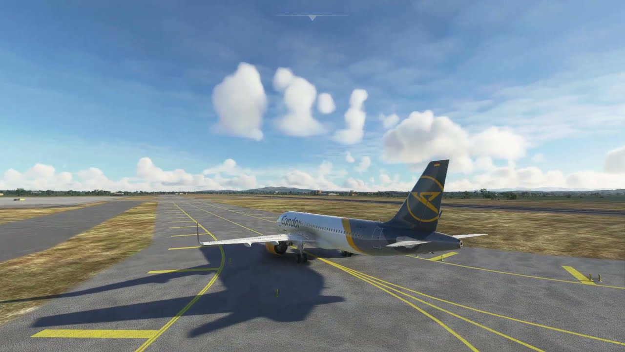 Landing in Jerez LEJR Airbus 320 Neo