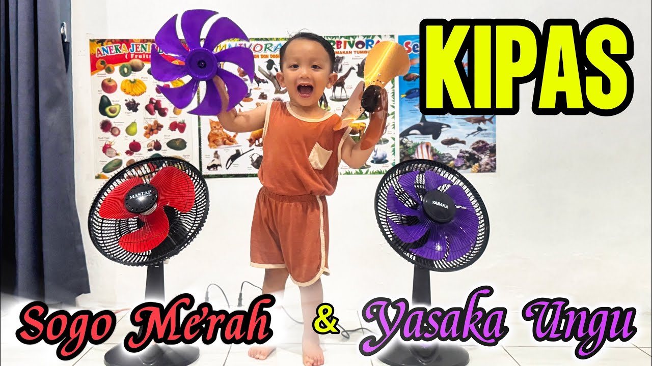 Unboxing Kipas Merah Mastap by Sogo dan Kipas Ungu Yasaka Abang Nuel #kipasangin  #yasaka #kipas