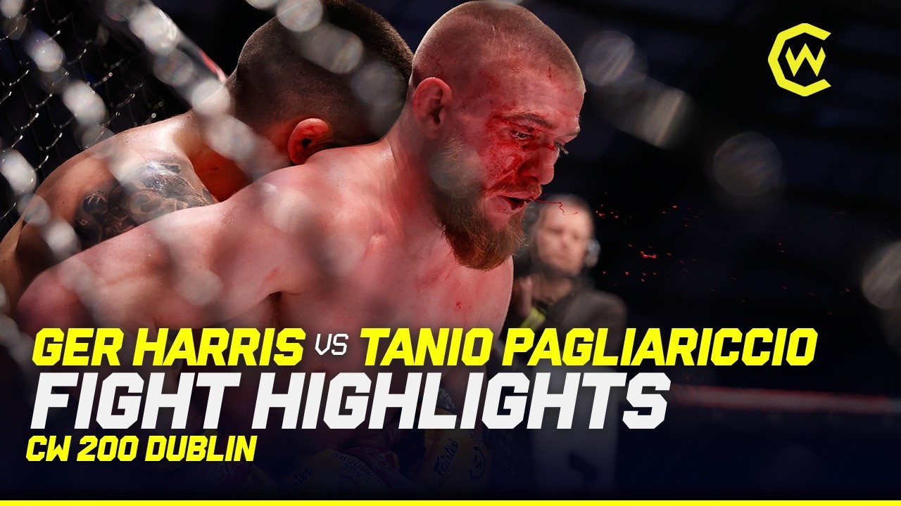 Fight of the Night 🔥 |  Tanio Pagliariccio vs. Ger Harris | CW 200 Dublin Fight Highlights