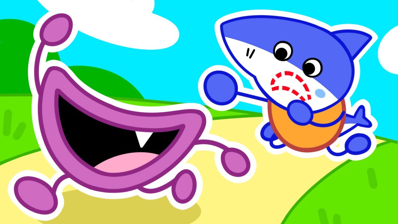 ¿Dónde está mi boca? Dibujos animados divertidos para niños