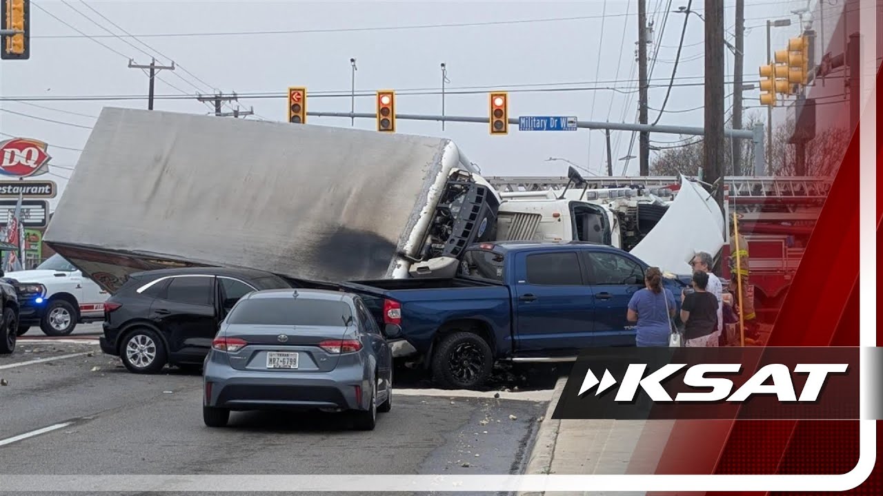 Bill Miller’s truck hit by SAFD truck responding to separate call on West Side, SAPD says