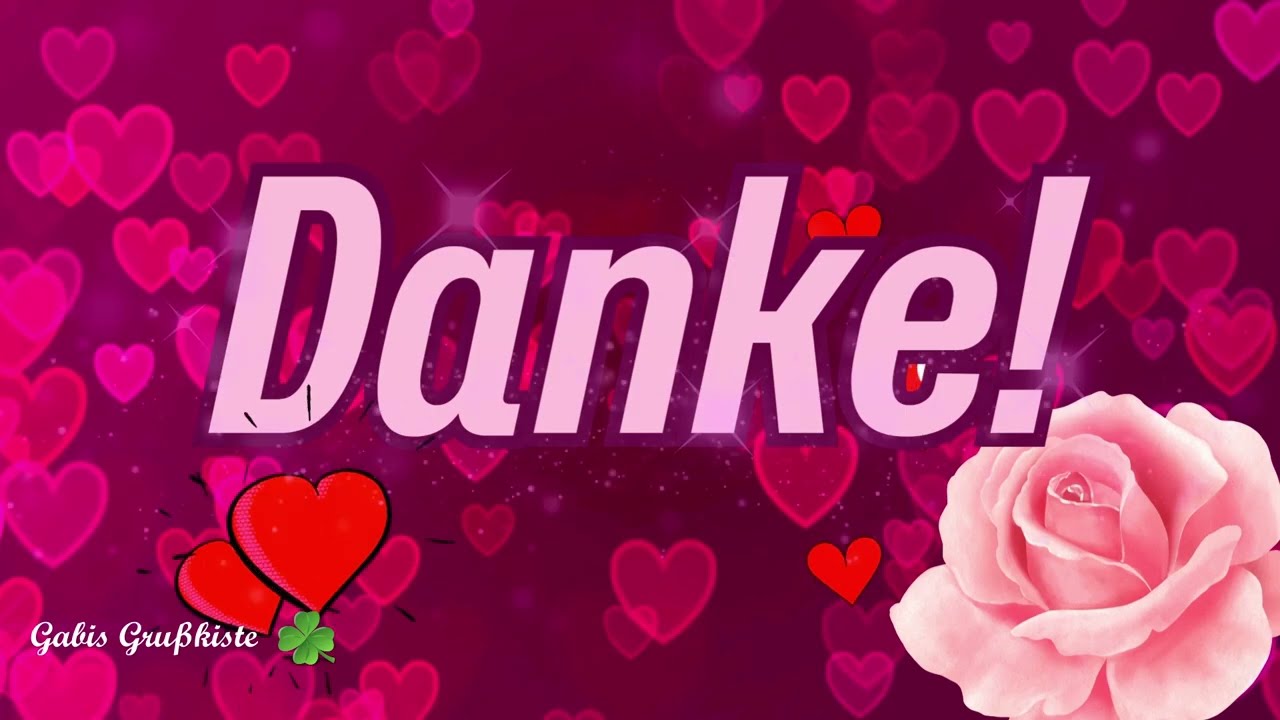 Ich will einfach nur Danke sagen! 💕 Liebe Gr&uuml;&szlig;e &hearts;️