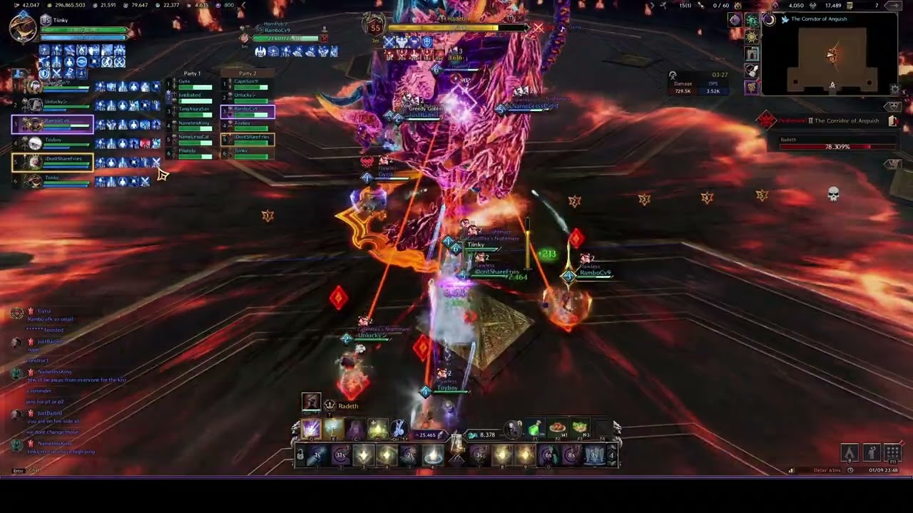 Healer POV example nightmare mode raid altar of calanthia all bosses