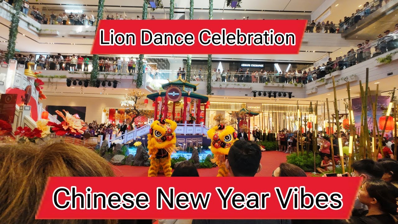 Traditional Lion Dance at TRX Exchange Mall | Chinese New Year 2025 Celebration 🎊🦁