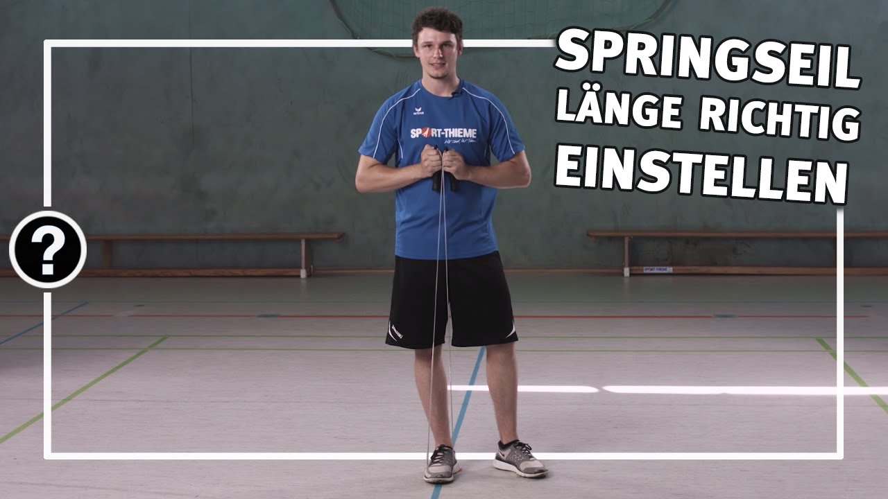 Springseil einstellen | Die richtige L&auml;nge | Fitness & Kraftsport | Sport-Thieme