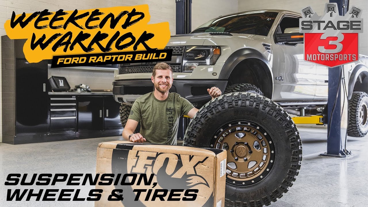 Видеоблог о дне установки подвески, дисков и шин Ford Raptor 2013 года