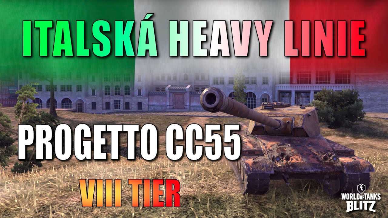 Progetto CC55 mod. 54 - jak si vede v těžkém VIII tieru ve WoT Blitz?