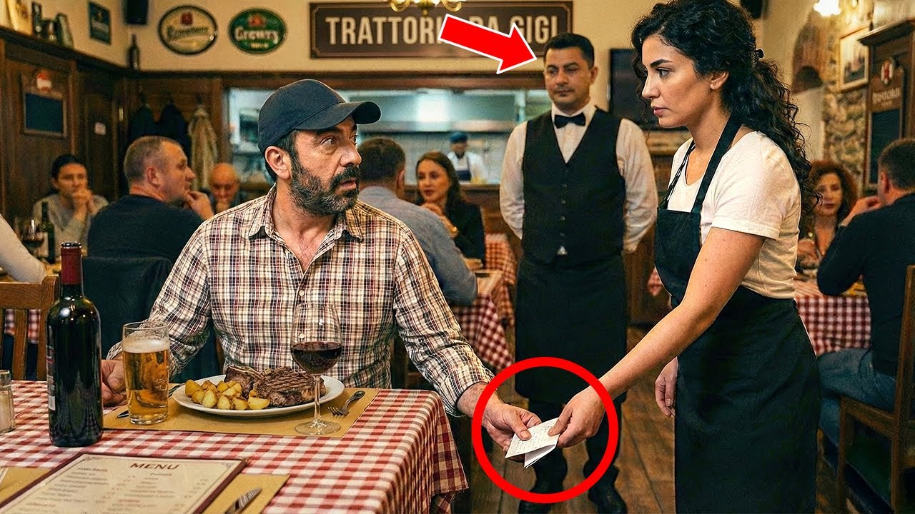 Milionario sotto copertura ordina una bistecca: il biglietto della cameriera lo lascia di sasso