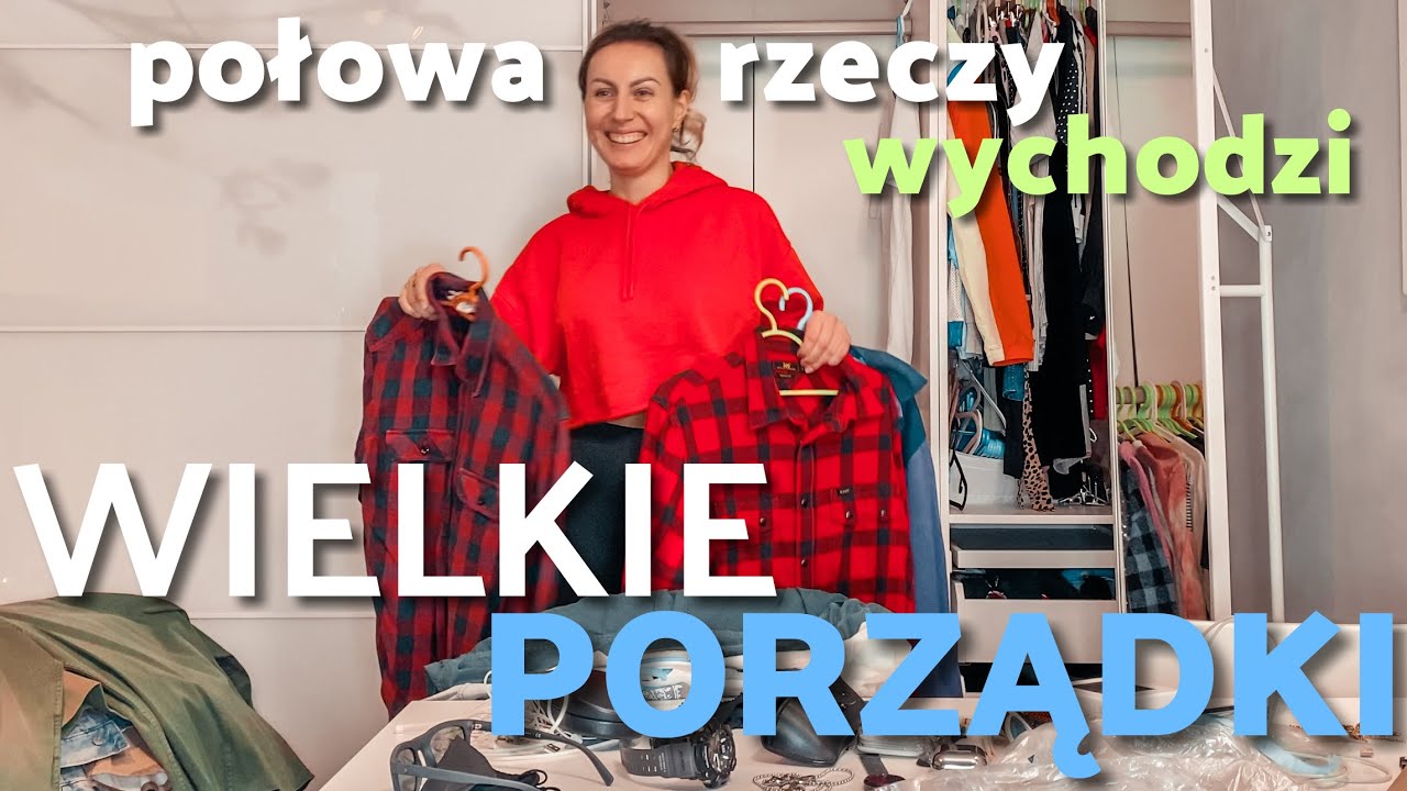 Wielkie porządki w szafie | Wyrzucamy połowę rzeczy! | To nie skończyło się dobrze...