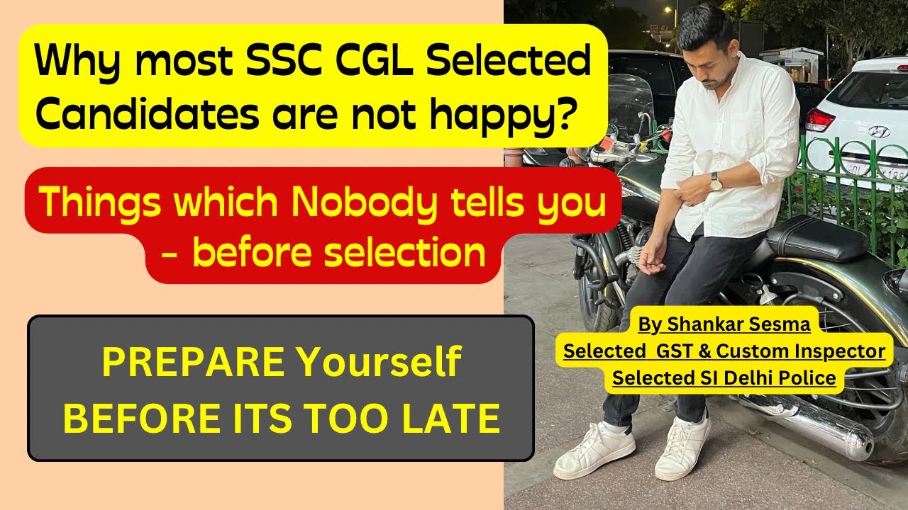 Why most SSC CGL Selected Candidates are not HAPPY? 😏🤔