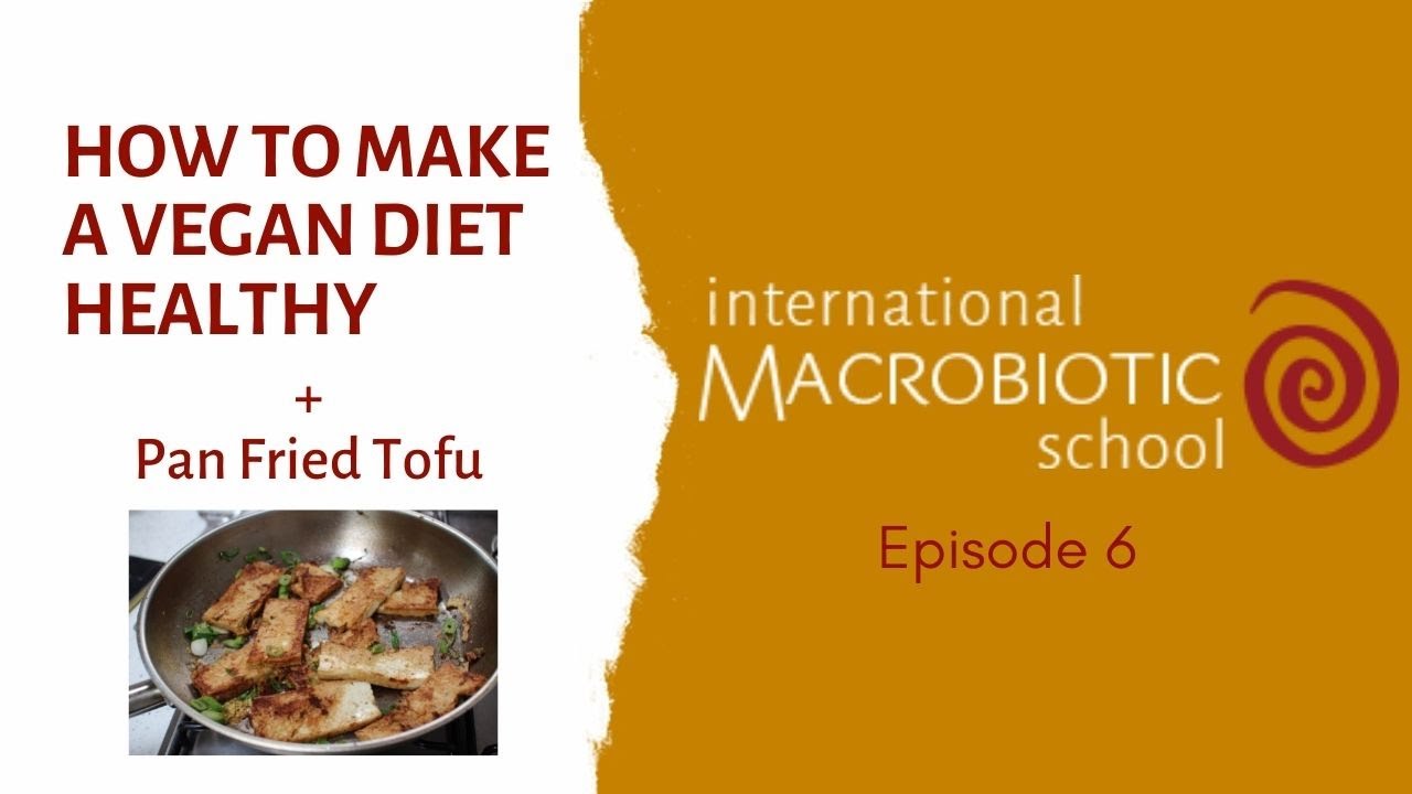 Macro School Weekly - Episode 6 - How to make a Vegan Diet Health & Pan Fried Tofu
