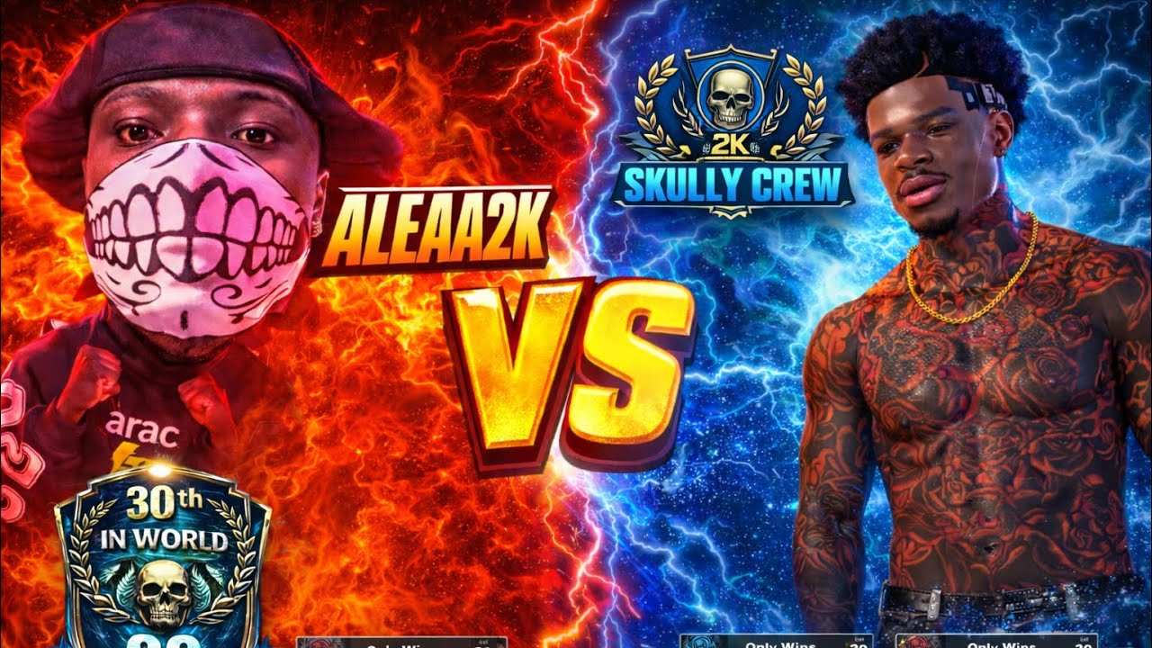 Aleaa 2k vs Skully crew rank 30th in the world