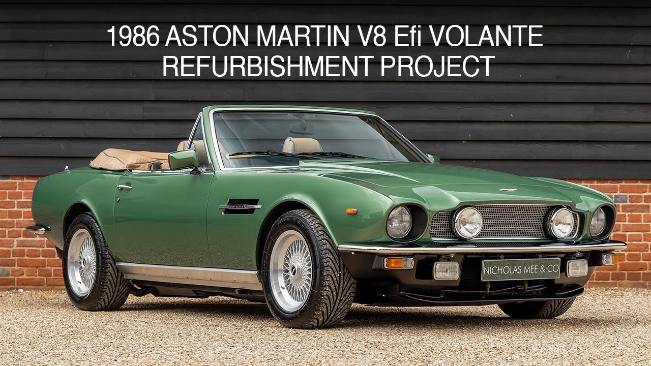 MAKING GREEN GREAT AGAIN – 1986 Aston Martin V8 Efi Volante refurbishment / upgrading case study