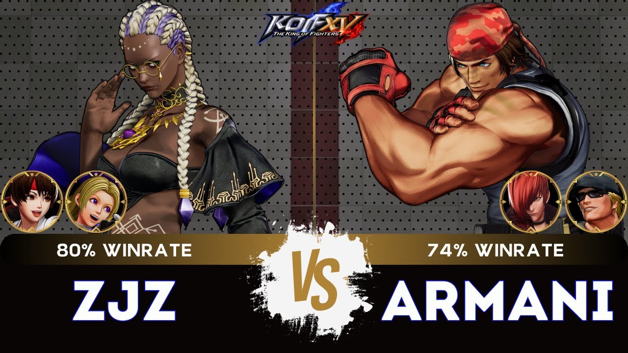 KOF XV ▰ ZJZ (Hinako/Yuri/Dolores) 🆚 ARMANI (Iori/Clark/Ralf) 🎞️Replay Match - 1/26