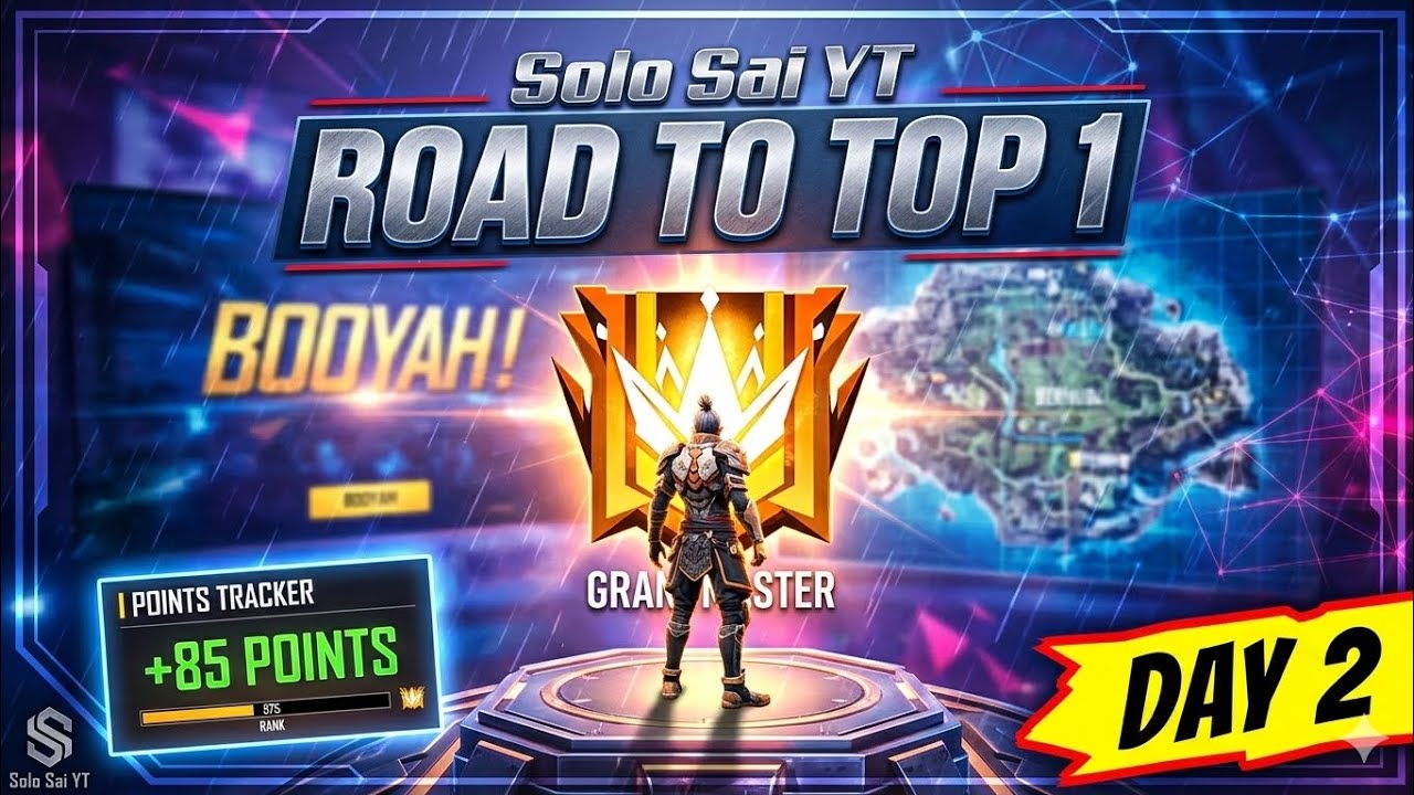 Road to BR RANK push in grand master Day 2✊📈