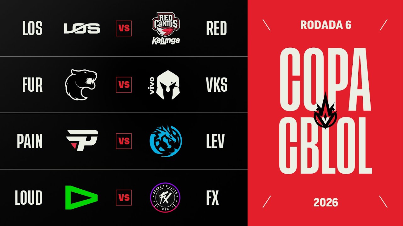 Copa CBLOL 2026 | Rodada 6 | Md1