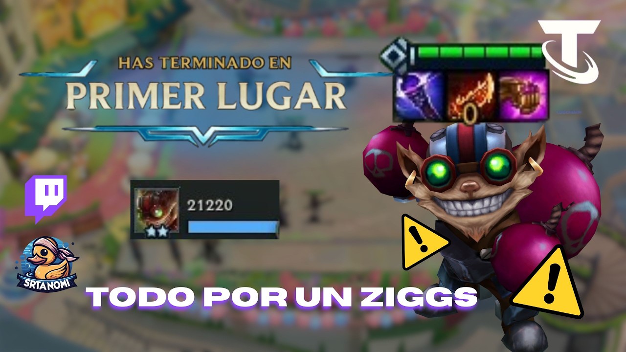 Fui a por ZIGGS 3… y ZAUN aguantó hasta el final | TFT TOP 1