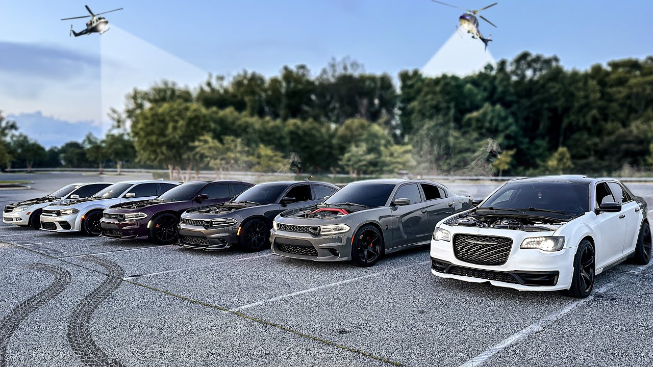 5 DODGE CHARGER SCAT PACKS with NO HOODS BECOME MOST WANTED...