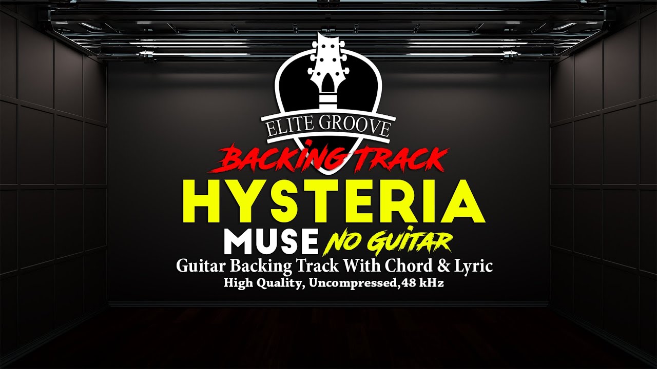 Hysteria Backing track - Muse (No Guitar)