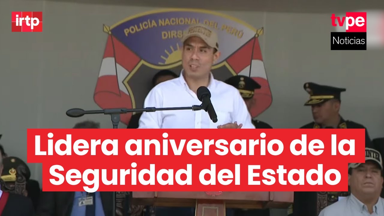 Presidente José Jerí lidera ceremonia por el 103 aniversario de la Dirección de Seguridad del Estado