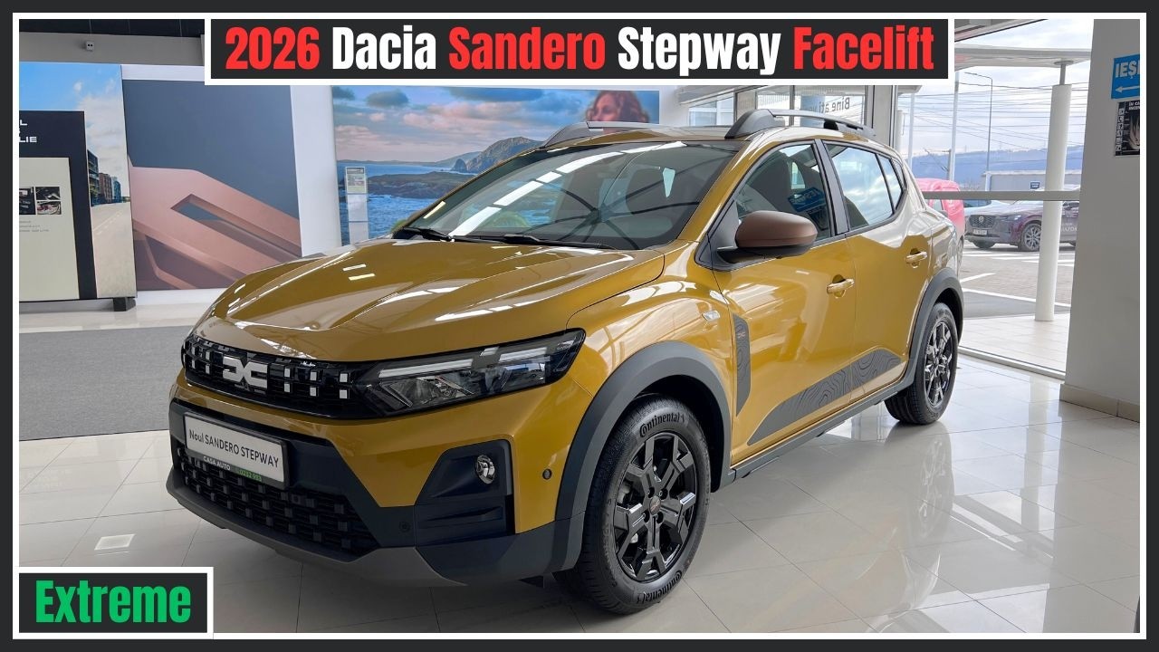 NEW Dacia Sandero Stepway 2026 (Facelift) Review & First Look