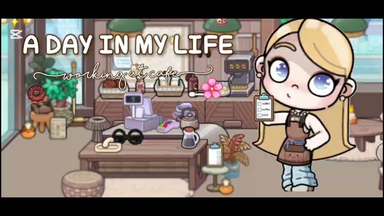 ✨️A DAY IN MY LIFE  ☕️ WORKING AT A CAFE #avatarworld 