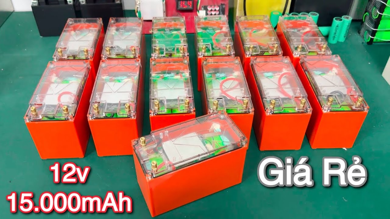 Pin 12V 15000mAh này giá rẻ mà bền gấp 5 lần acquy luôn đấy