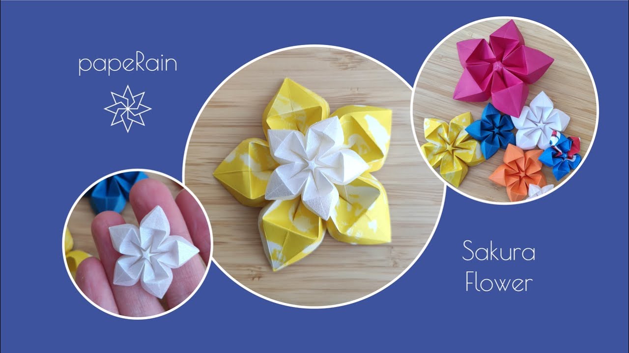 Origami Sakura Flower by Dasa Severova